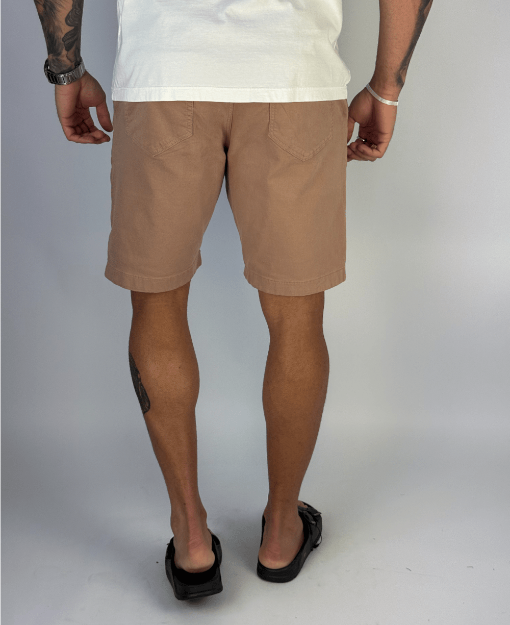 Bermuda Alfaiataria Mocha Masculino - Visual Jeans