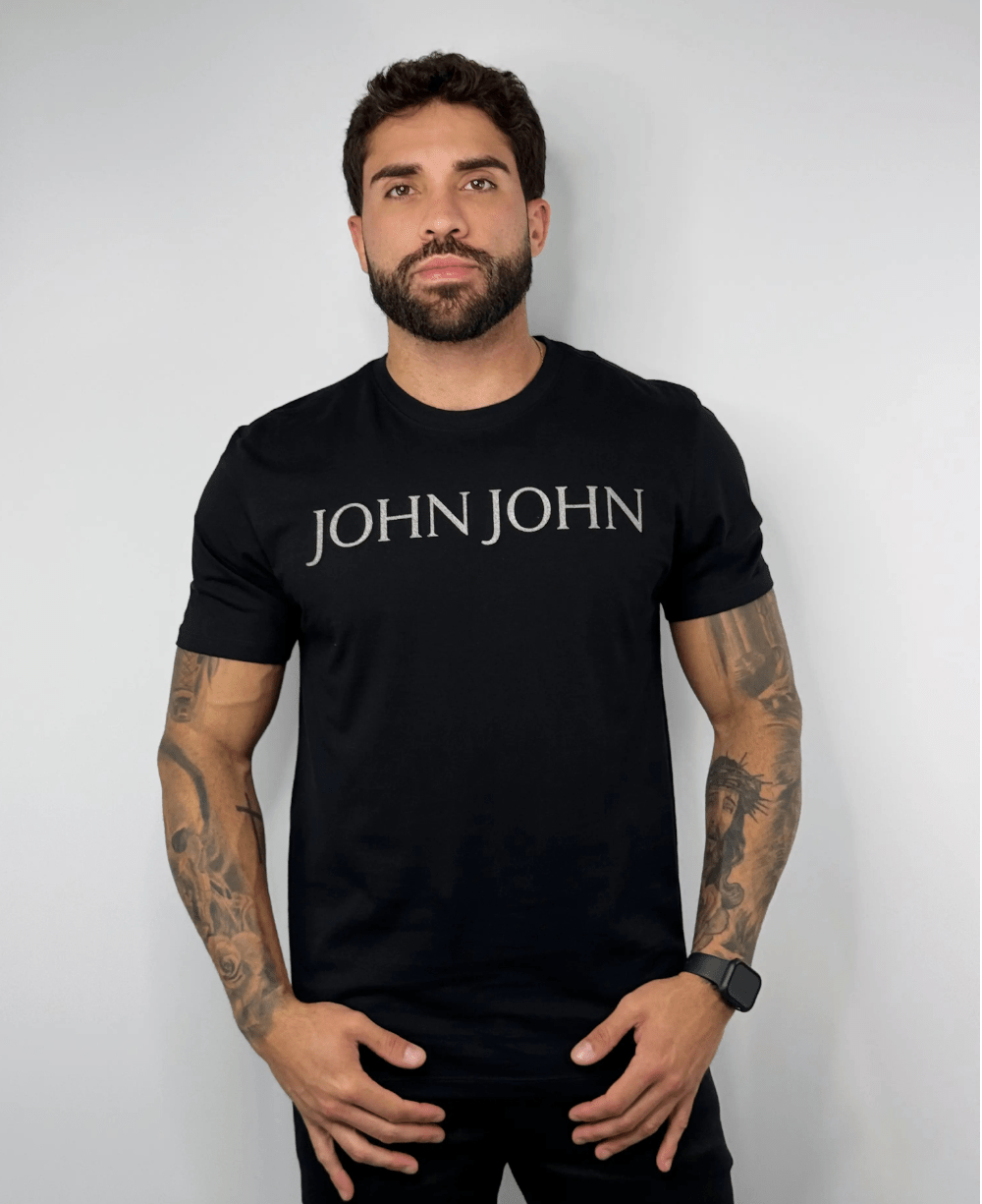 Camiseta Rg Special Bright Black Masculina - John John