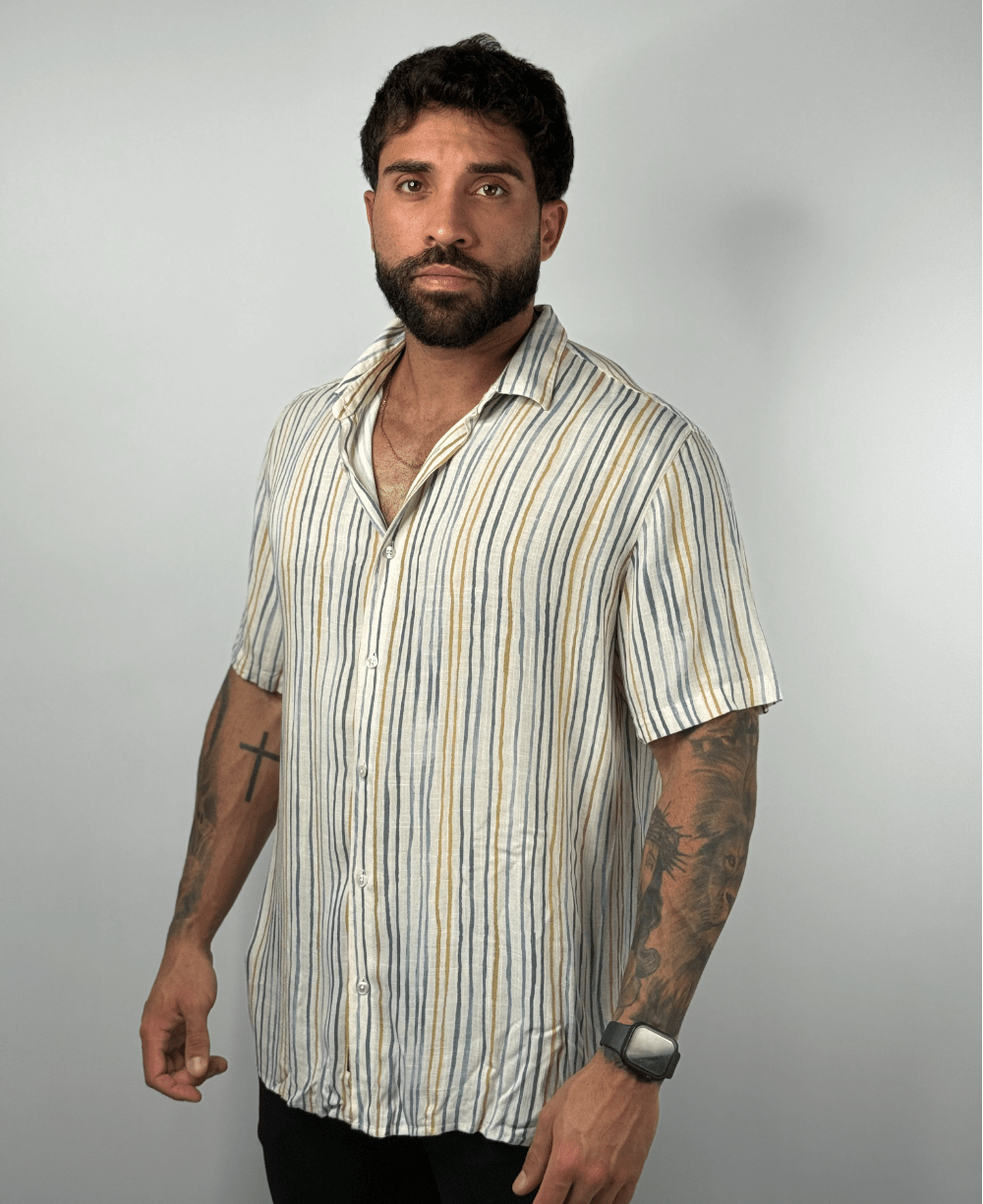 Camisa Relaxed Fit Spring Stripes - John John
