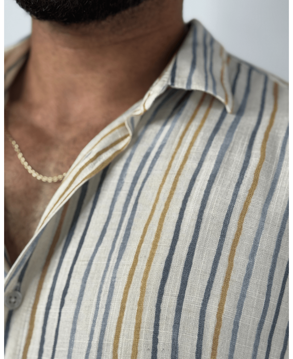 Camisa Relaxed Fit Spring Stripes - John John