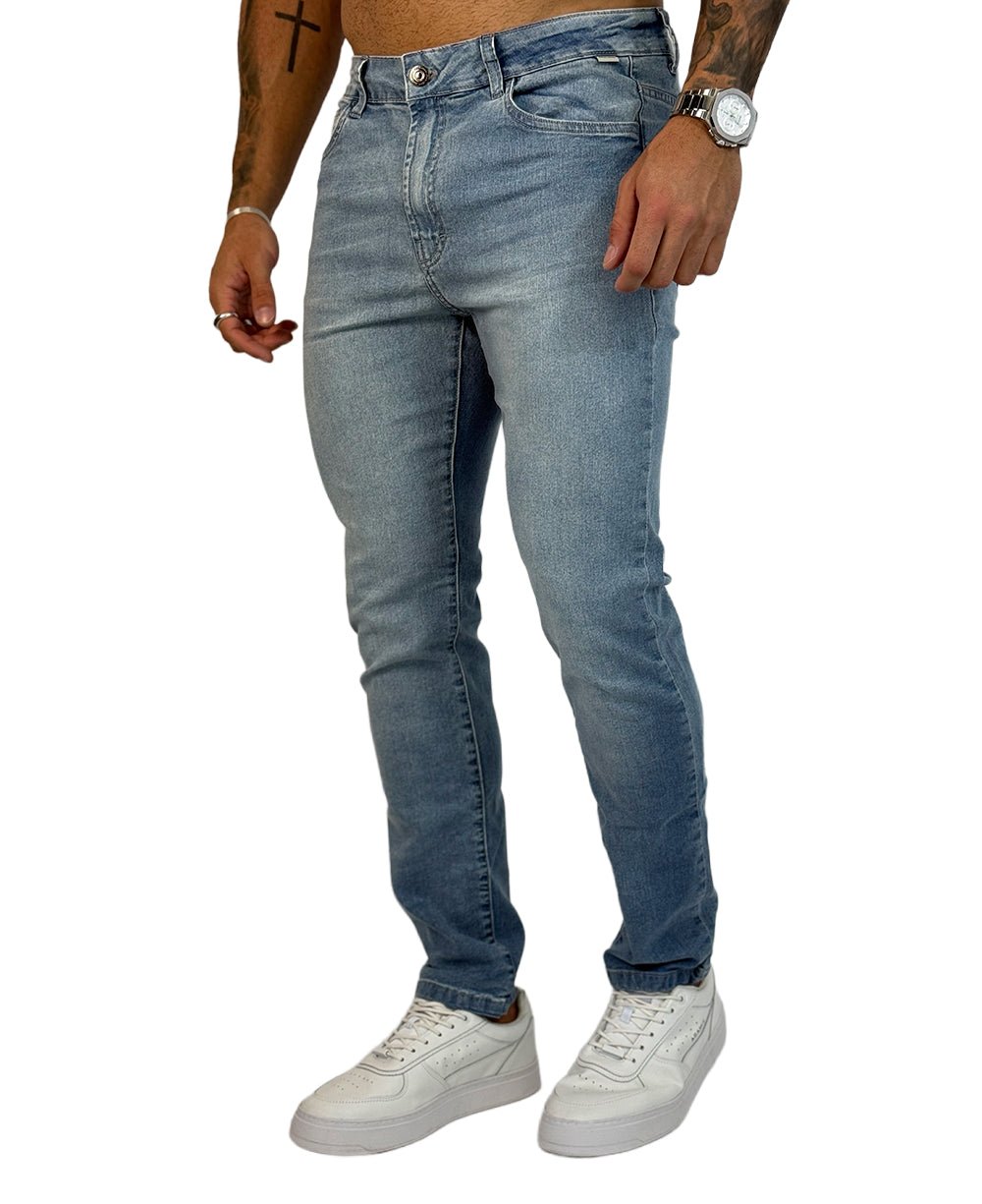 Calça Jeans Claro Masculina Skinny Low - John John