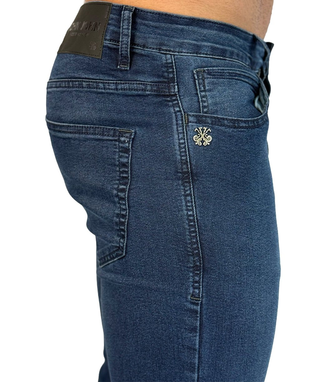 Calça Jeans Escuro Super Skinny Masculina - John John