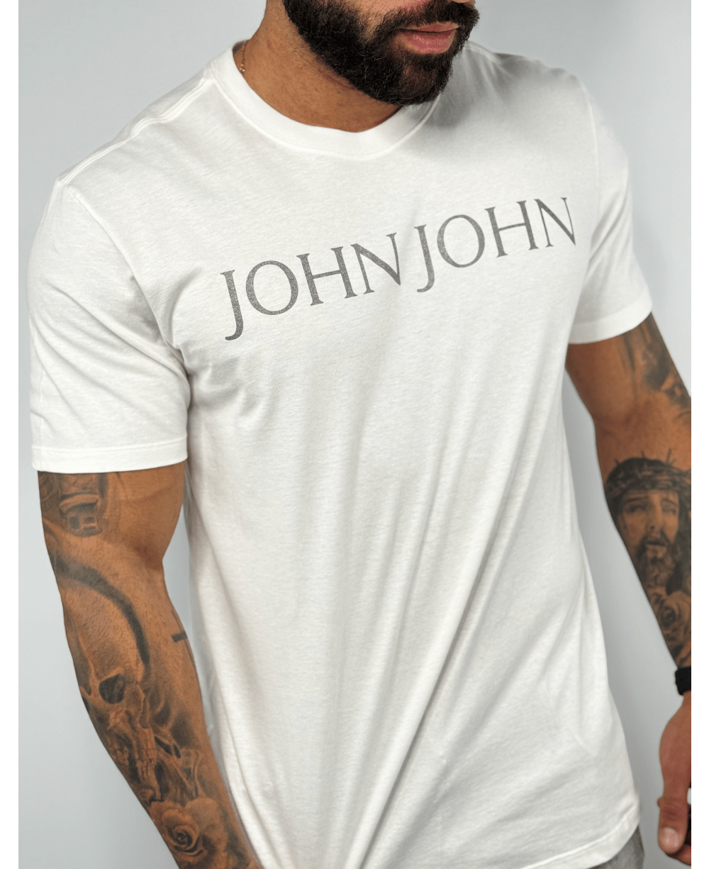 Camiseta Regular Fit Special Branco - John John