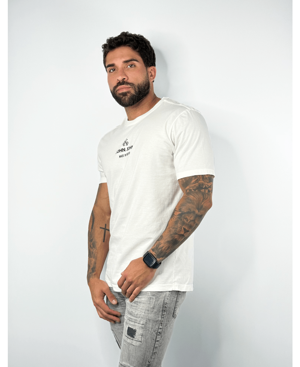 Camiseta Regular Fit Timeless Branco - John John