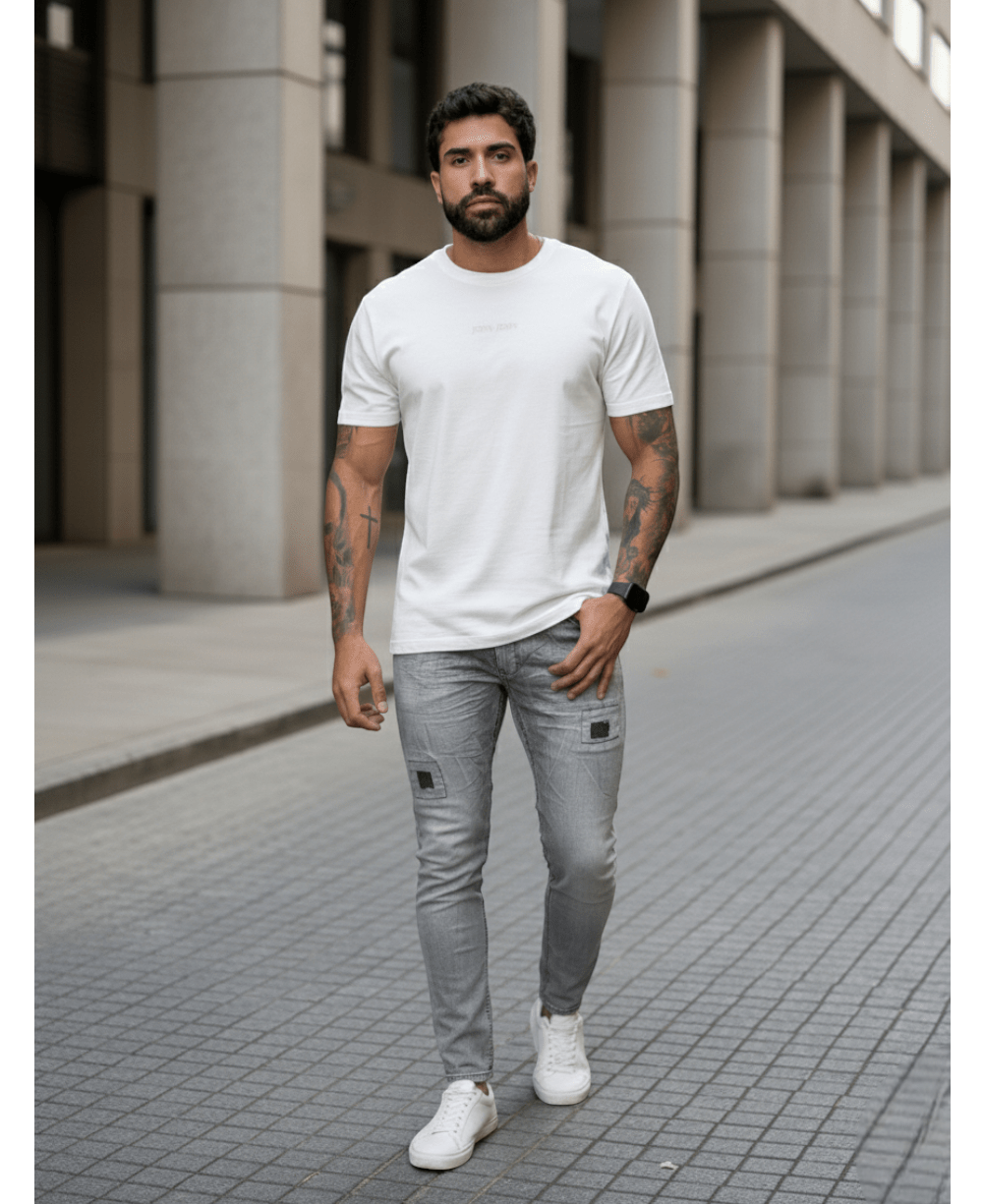 Camiseta T -Shirt RG Clean White Masculina - John John