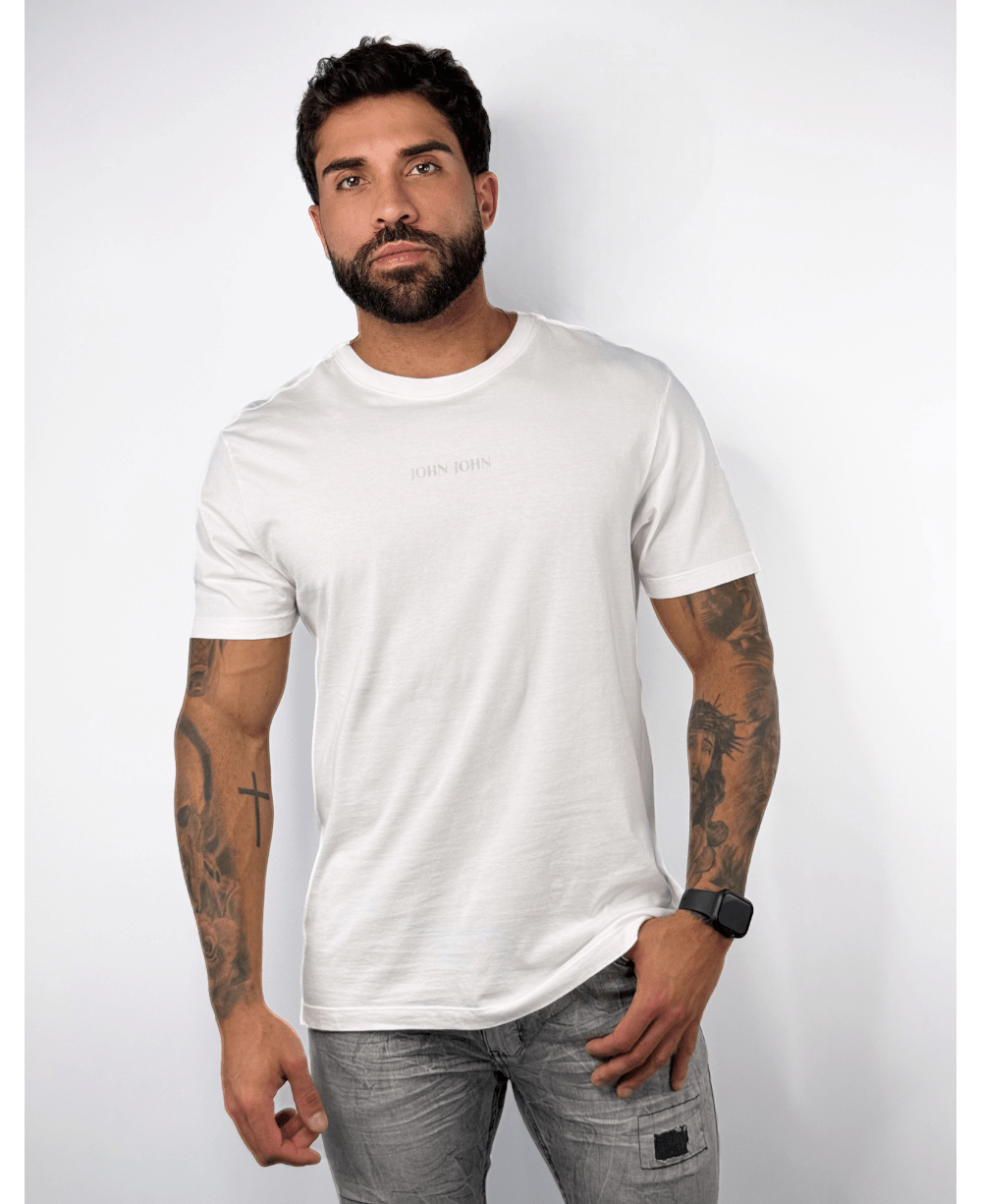 Camiseta T -Shirt RG Clean White Masculina - John John