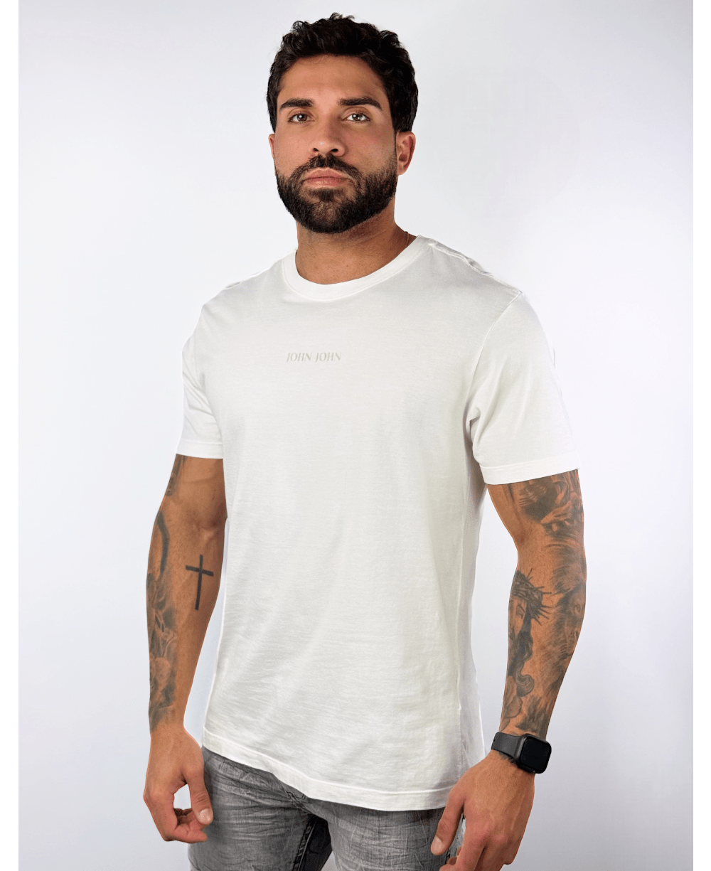 Camiseta T -Shirt RG Clean White Masculina - John John