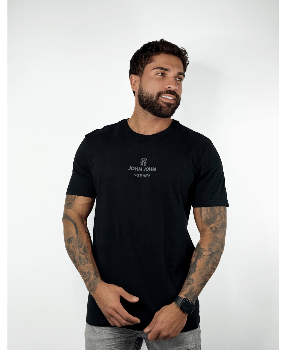 Camiseta T -Shirt RG Industry Preto Masculina - John John