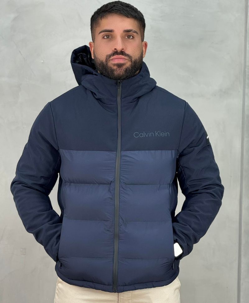 Jaqueta Azul Marinho Masculino Soft Shell - Calvin Klein