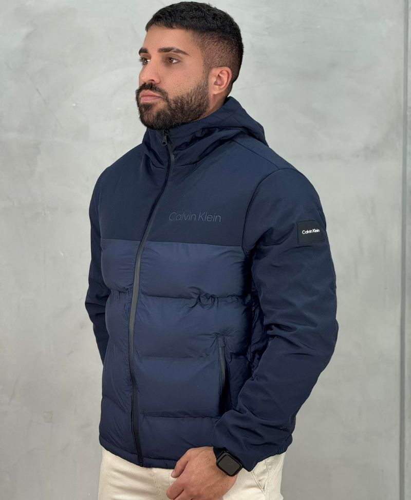 Jaqueta Azul Marinho Masculino Soft Shell - Calvin Klein