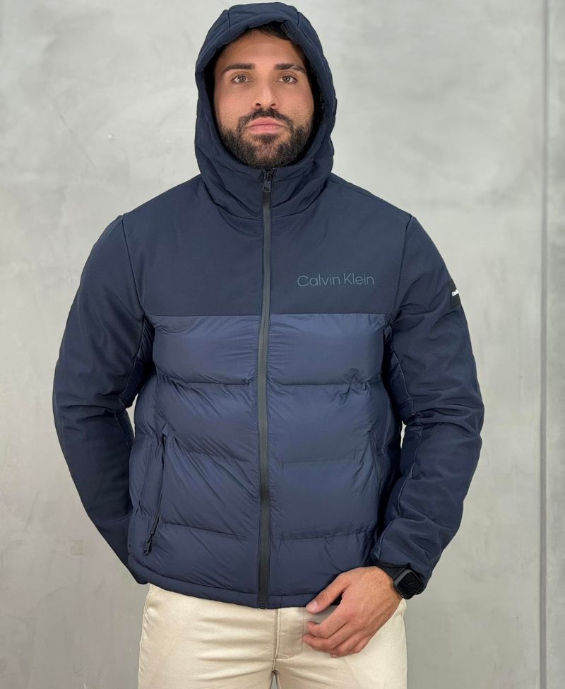 Jaqueta Azul Marinho Masculino Soft Shell - Calvin Klein