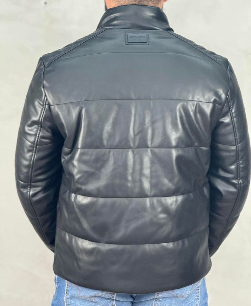 Jaqueta De Couro Preta Masculino Alex - John John