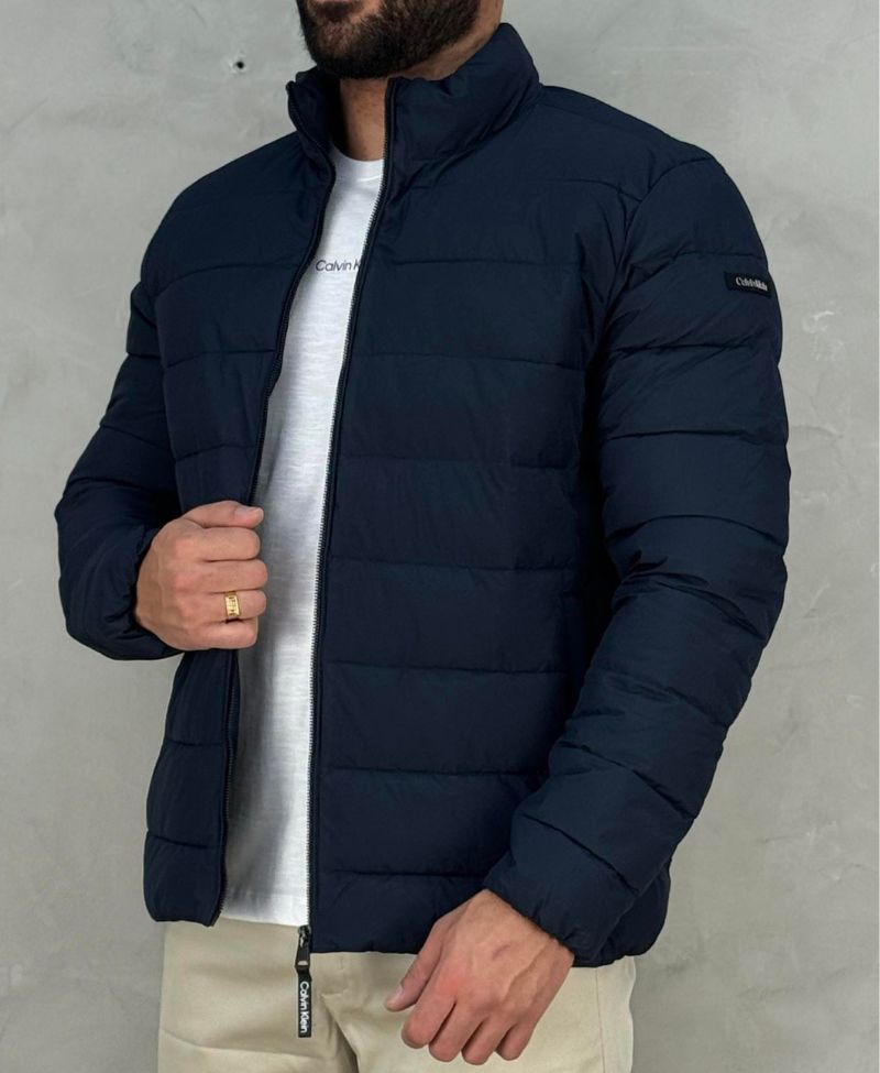 Jaqueta Azul Marinho Masculino Matelassê - Calvin Klein