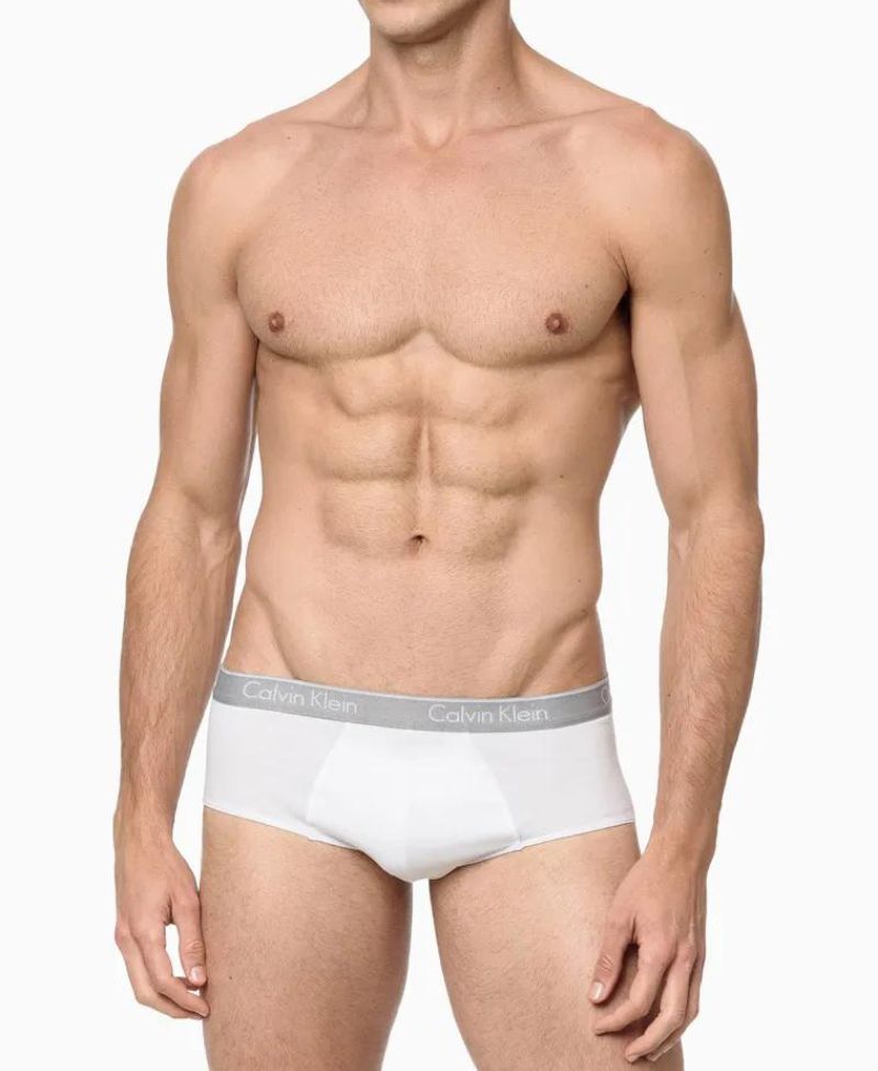 Kit 2 Cueca Branca Underwear Brief Clássica - Calvin Klein