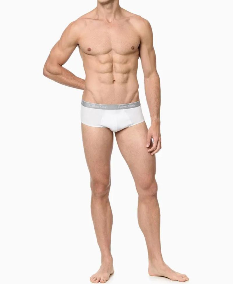 Kit 2 Cueca Branca Underwear Brief Clássica - Calvin Klein