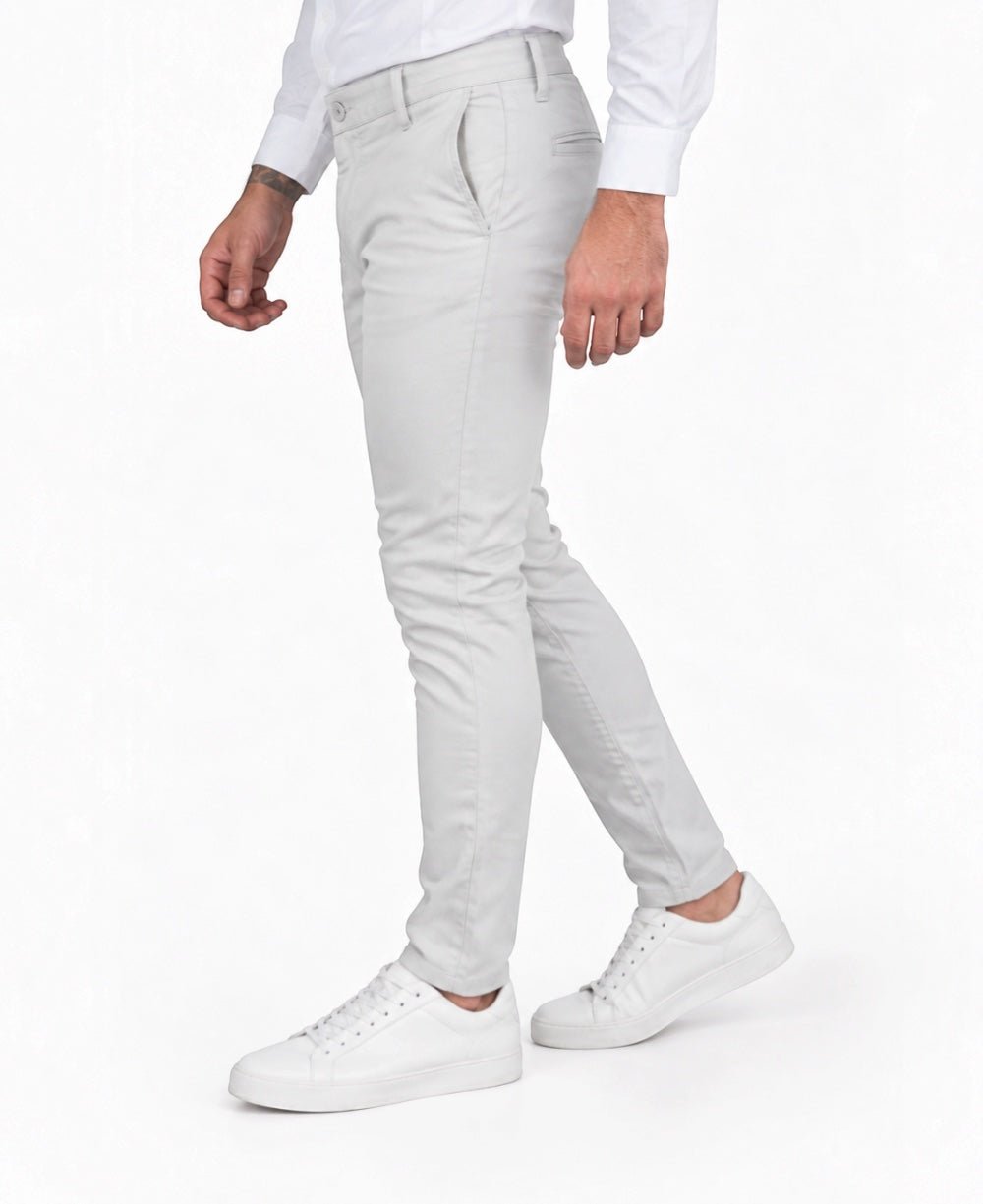 Calça Alfaiataria Gelo Mescla Masculina Skinny - Rota 77