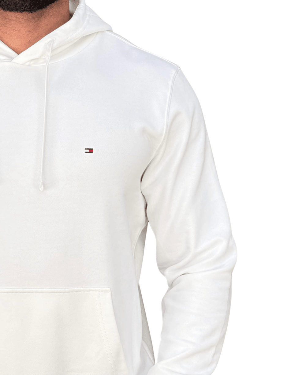 Moletom Branco Masculino Com Capuz Essential - TOMMY HILFIGER