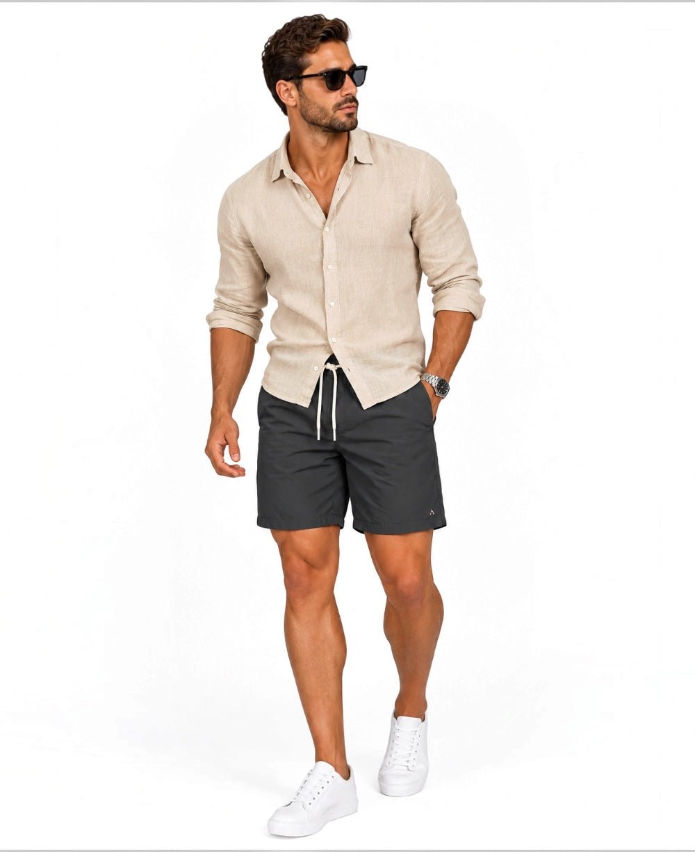 Shorts Cinza Chumbo Masculino - Aramis