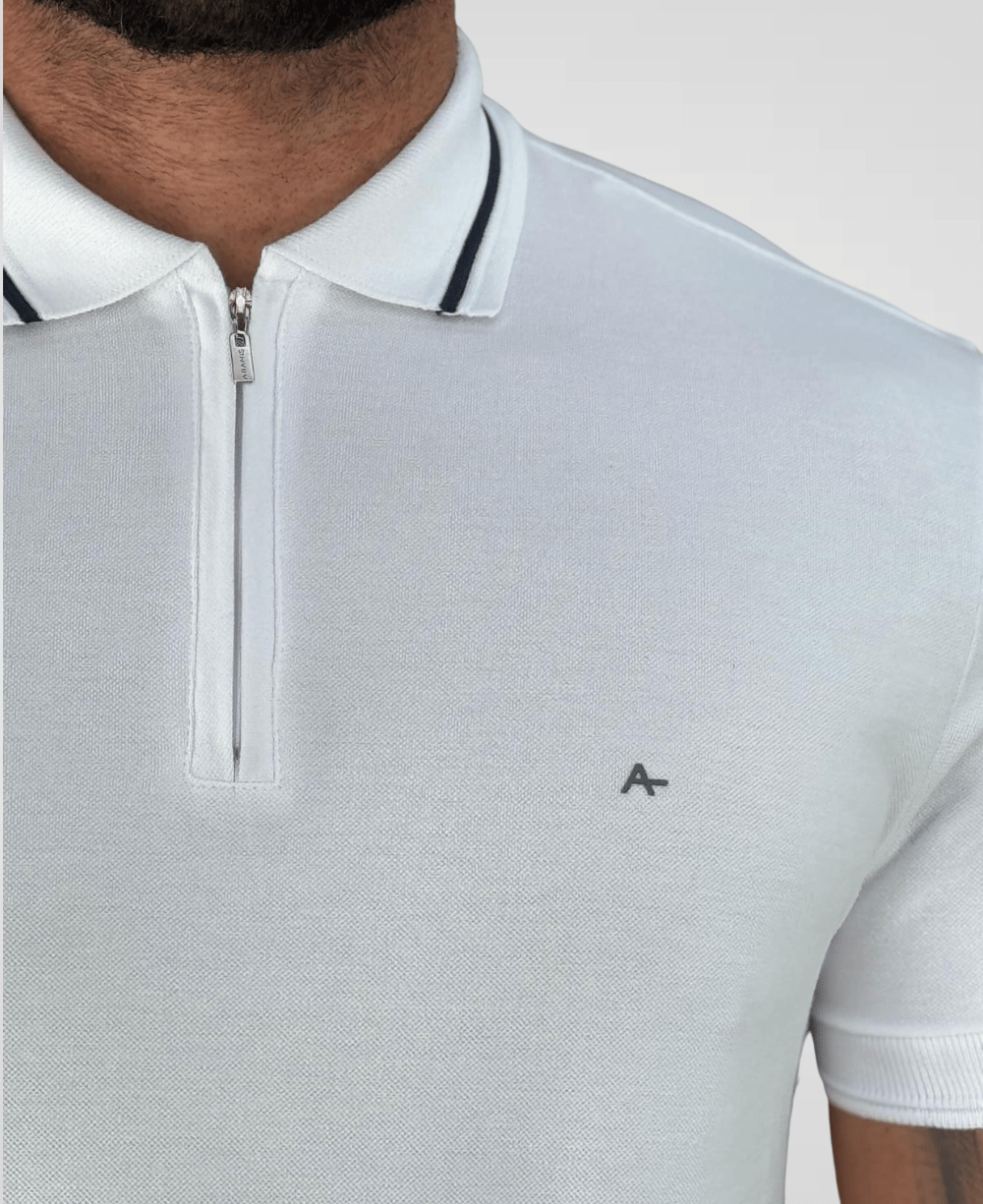 Camisa Polo Branca Masculina Piquet New Classic - Aramis