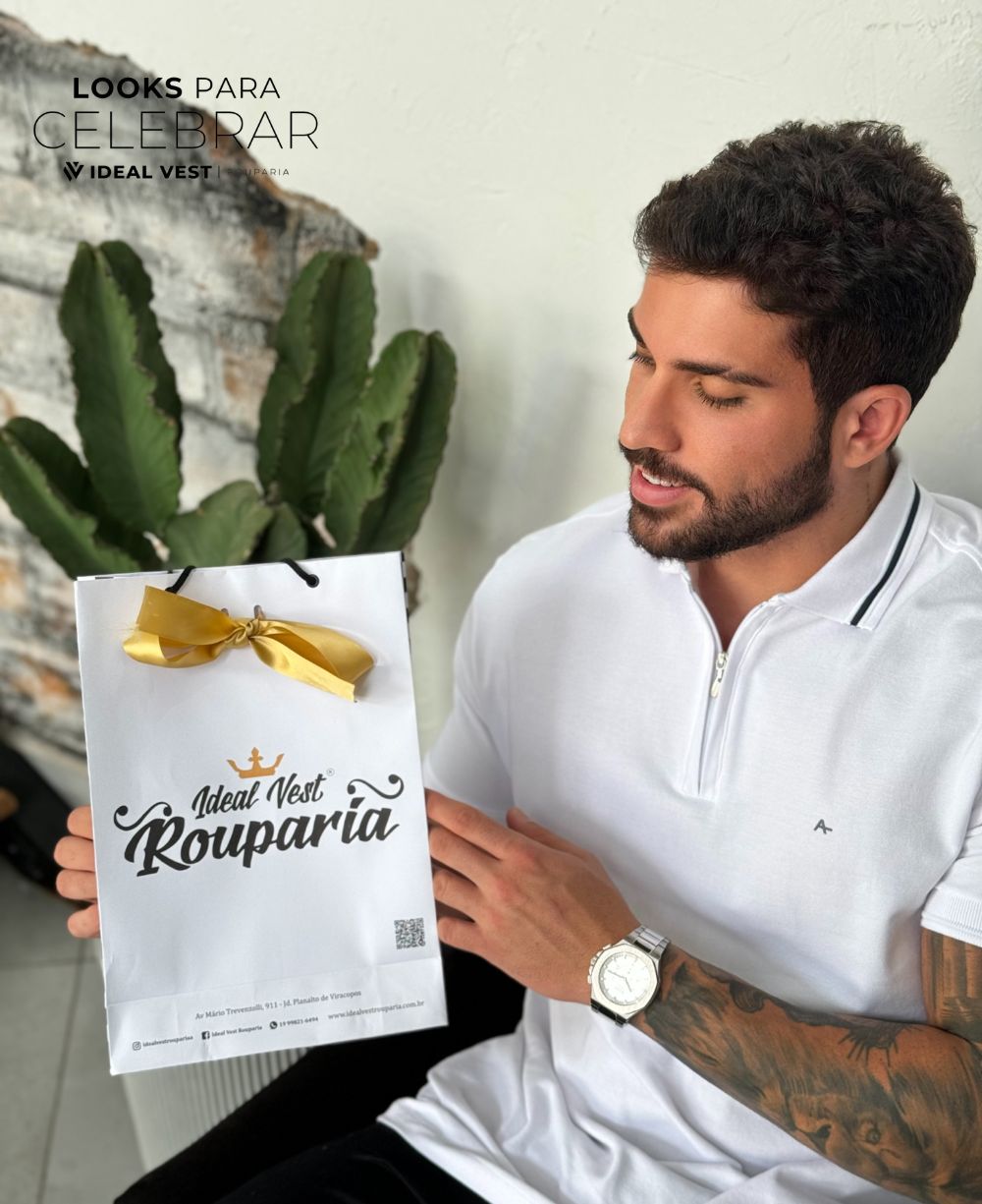 Camisa Polo Branca Masculina Piquet New Classic - Aramis