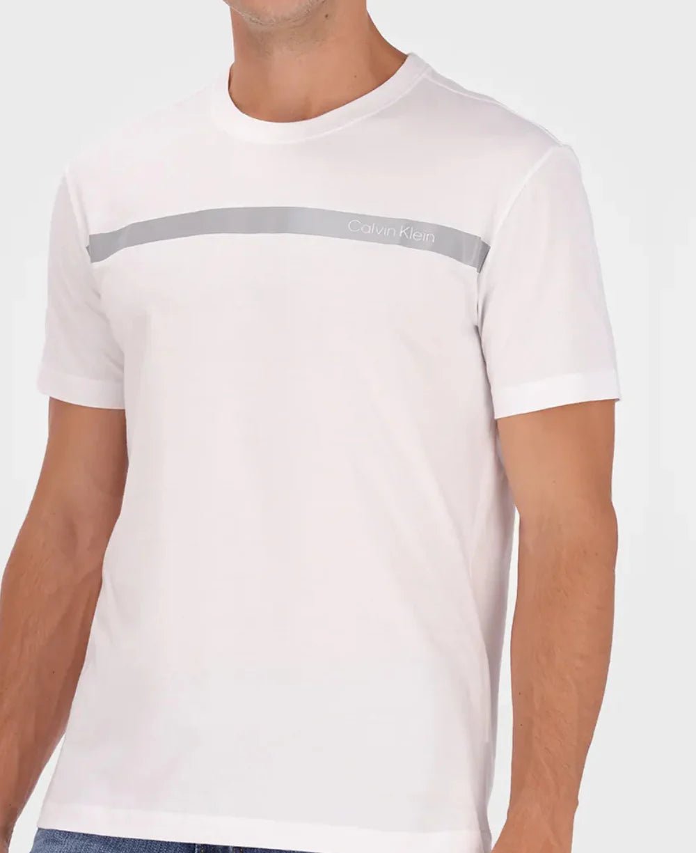 Camiseta Branca Masculina Palito Gel - Calvin Klein