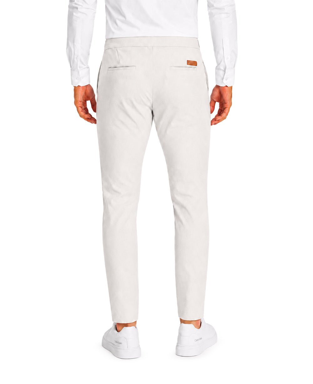 Calça Alfaiataria Cinza Gelo Masculina Com Regulagem - Paladho´s