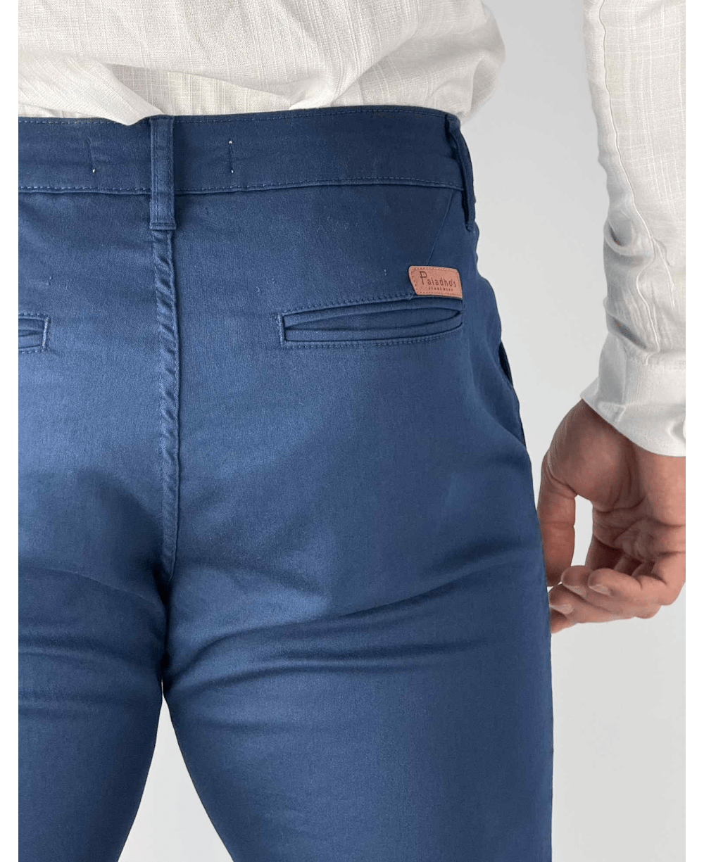 Calça Alfaiataria Azul Masculina Slim - Paladho´s Jeans Wear
