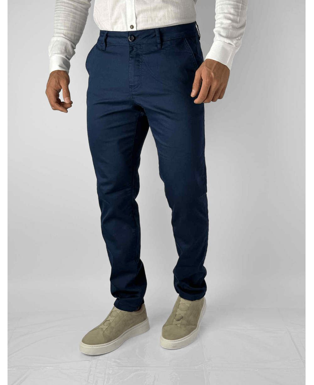 Calça Alfaiataria Azul Masculina Slim - Paladho´s Jeans Wear