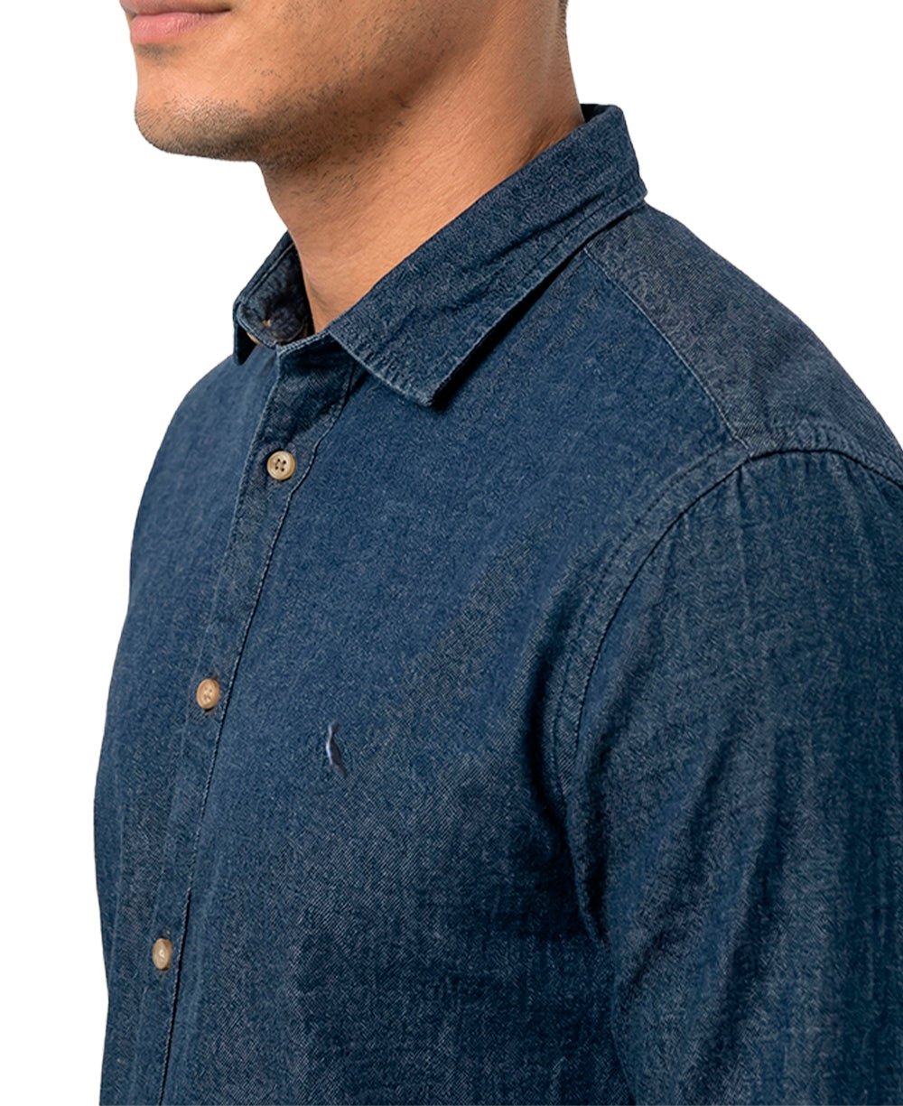 Camisa Social Masculina Enxuto Jeans – Reserva