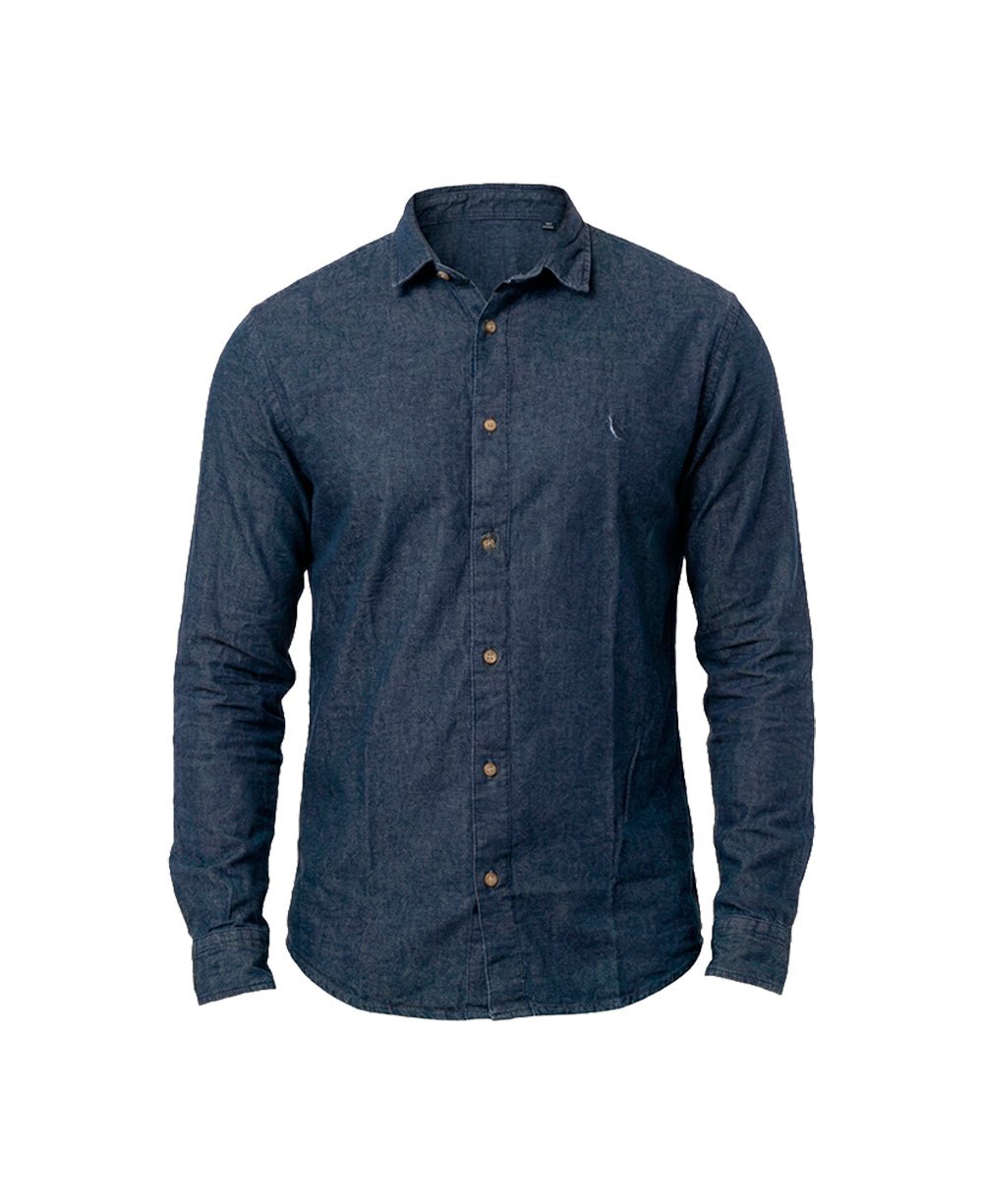 Camisa Social Masculina Enxuto Jeans – Reserva