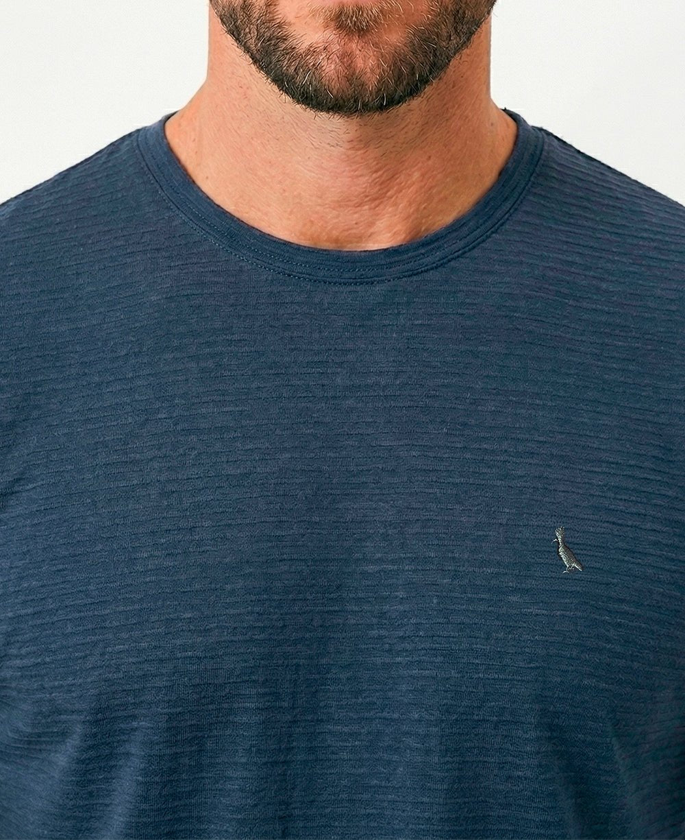 Camiseta Azul Marinho Masculina Regular Bristol - Reserva