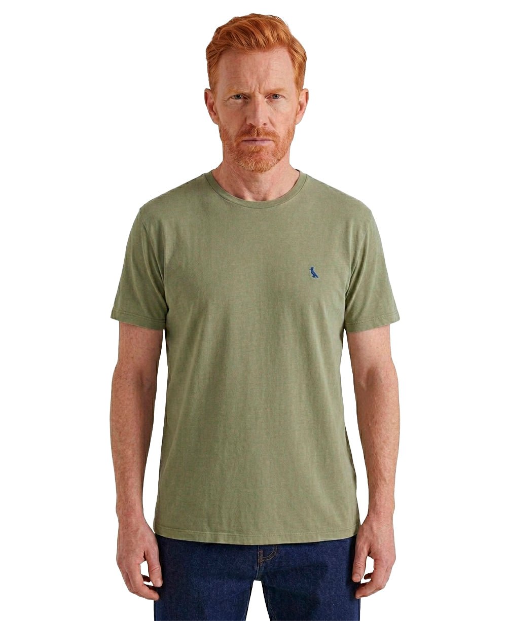 Camiseta Verde Militar Masculina Regular Fit - Reserva