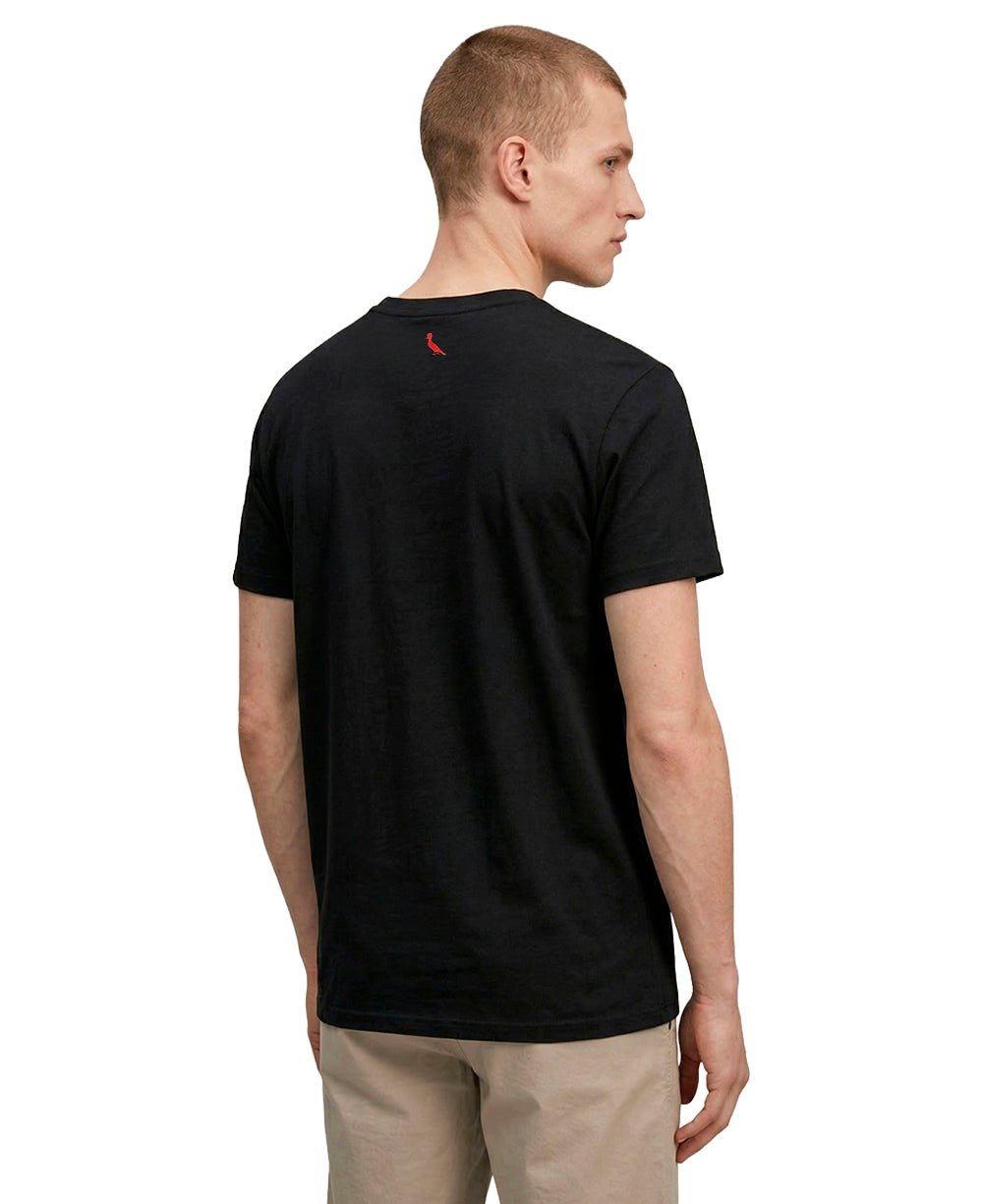Camiseta Preta Masculina Slim Estampada - Reserva