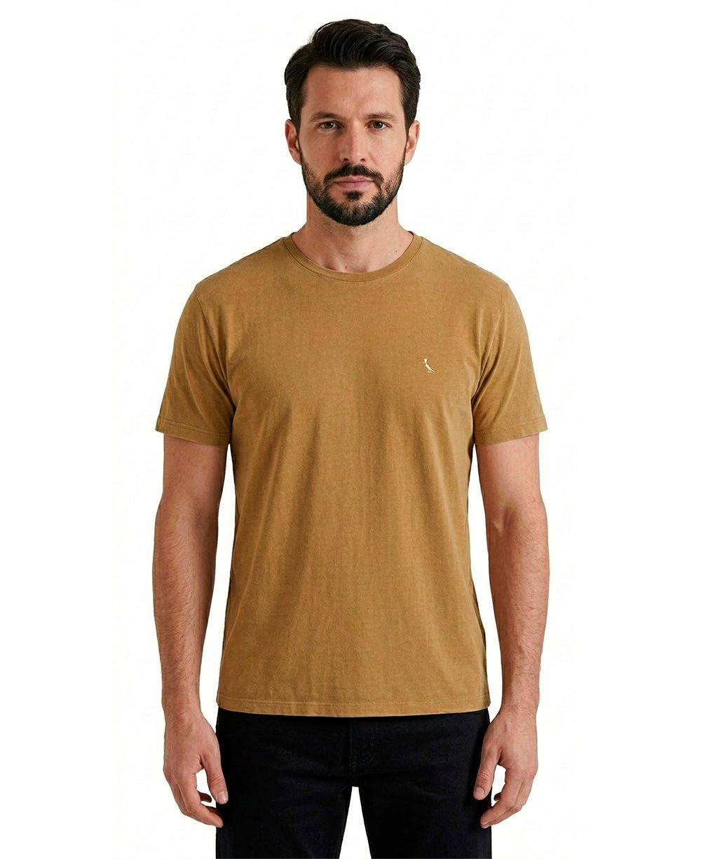 Camiseta Caqui Masculina Super Slim - Reserva