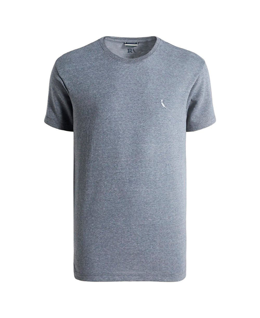 Camiseta Cinza Mescla Masculina Regular Fit - Reserva
