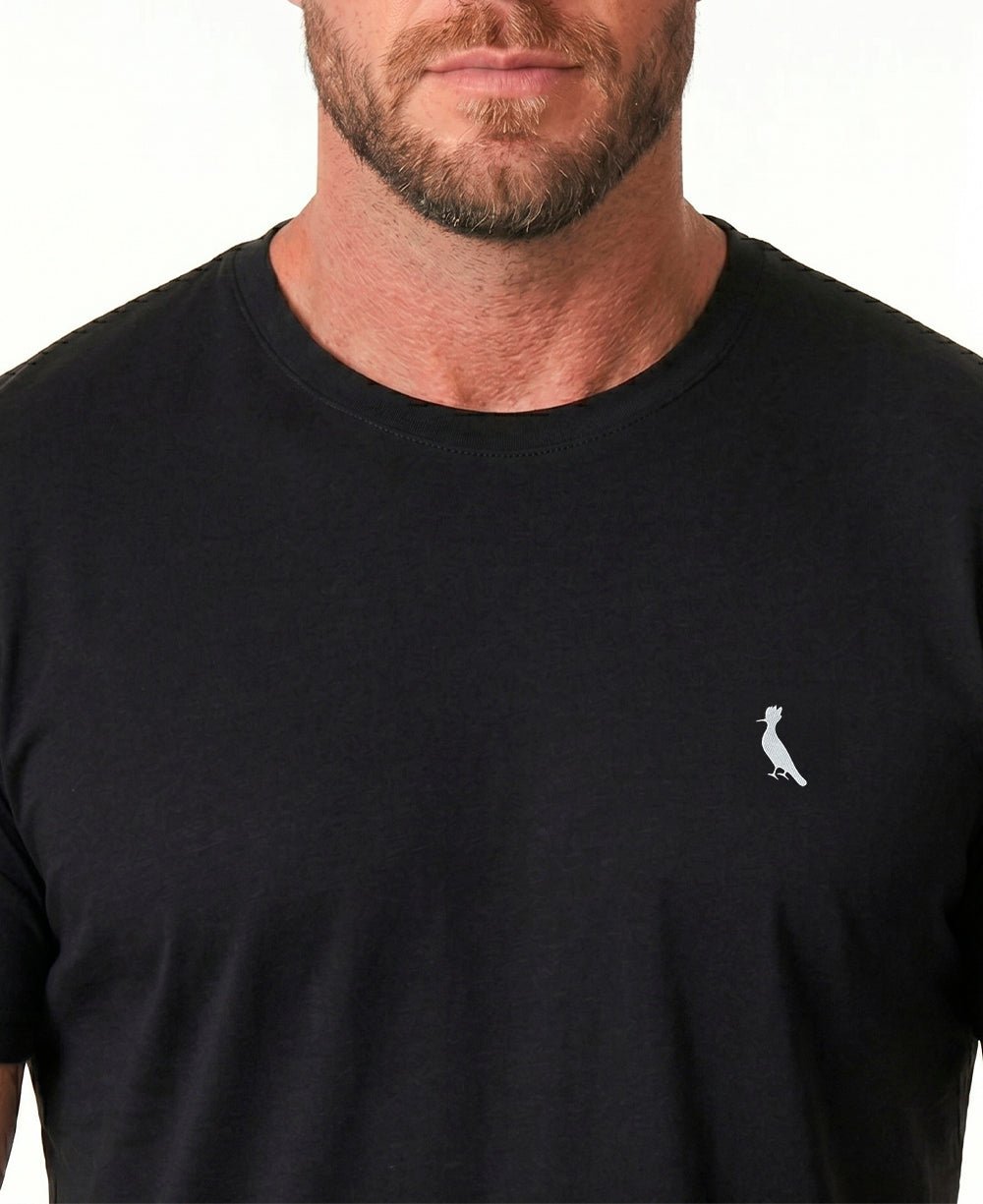 Camiseta Preta Masculina Regular Basic - Reserva