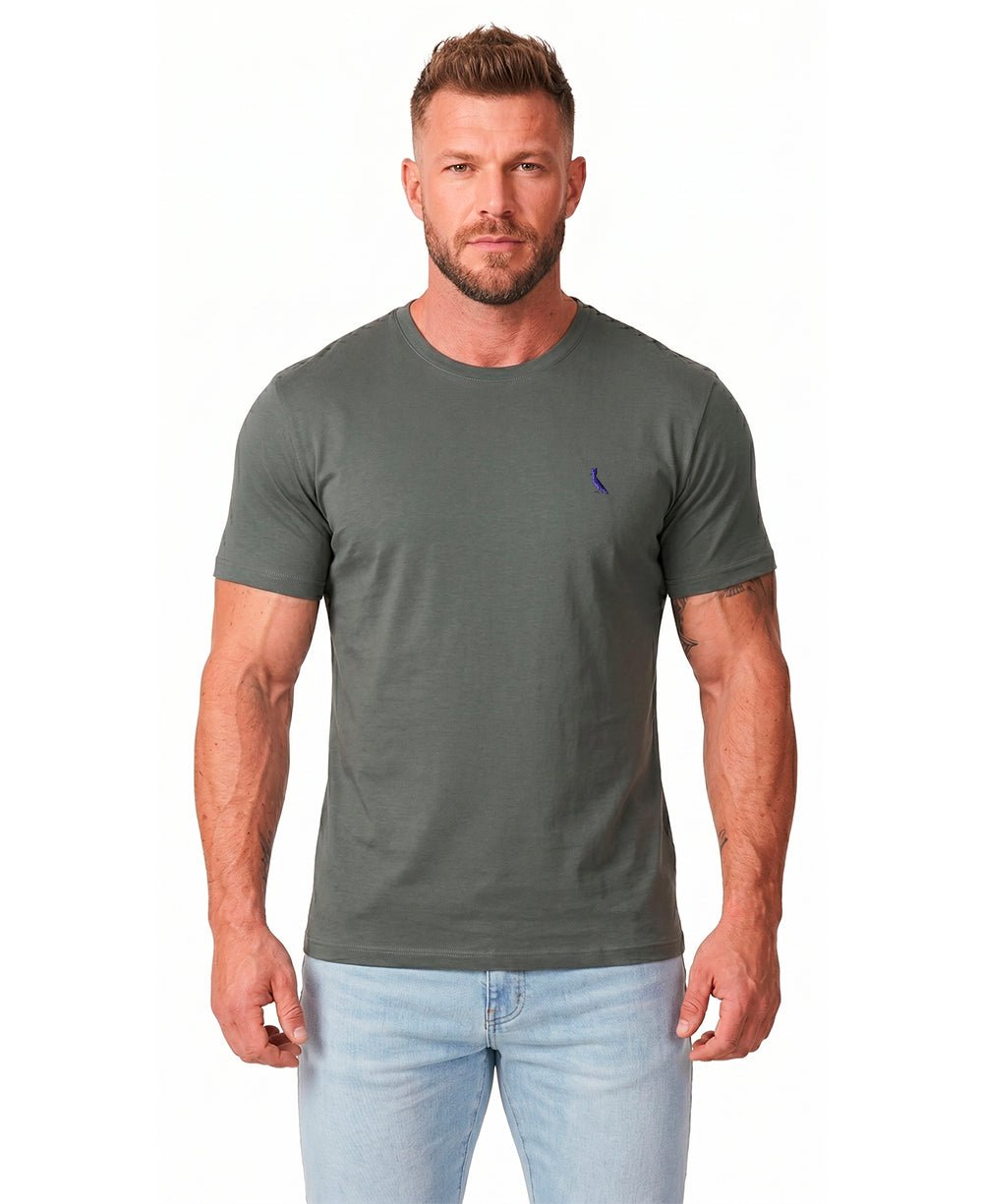 Camiseta Verde Musgo Masculina Regular Fit - Reserva