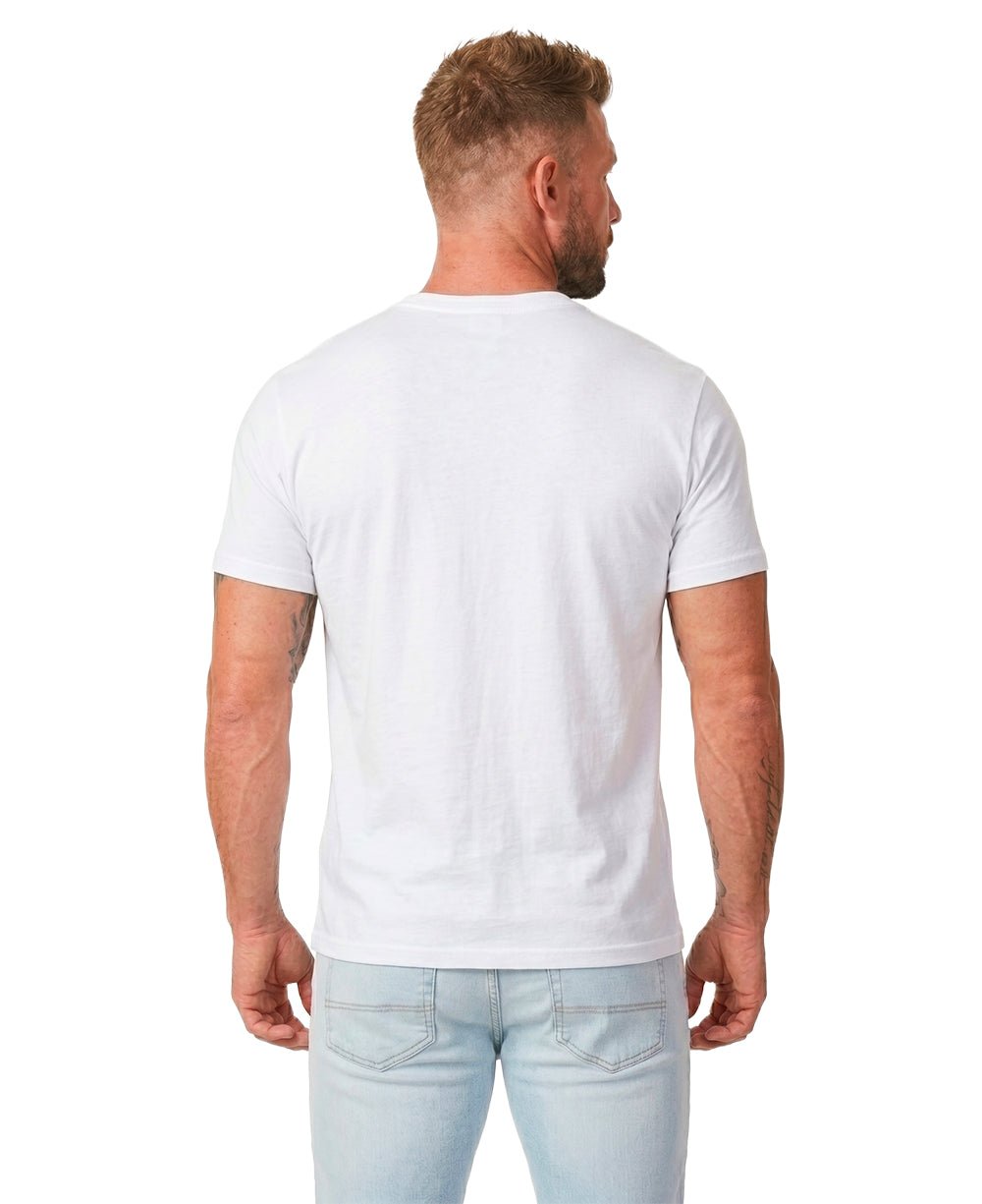 Camiseta Branca Masculina Regular Fit Bordado Copa - Reserva