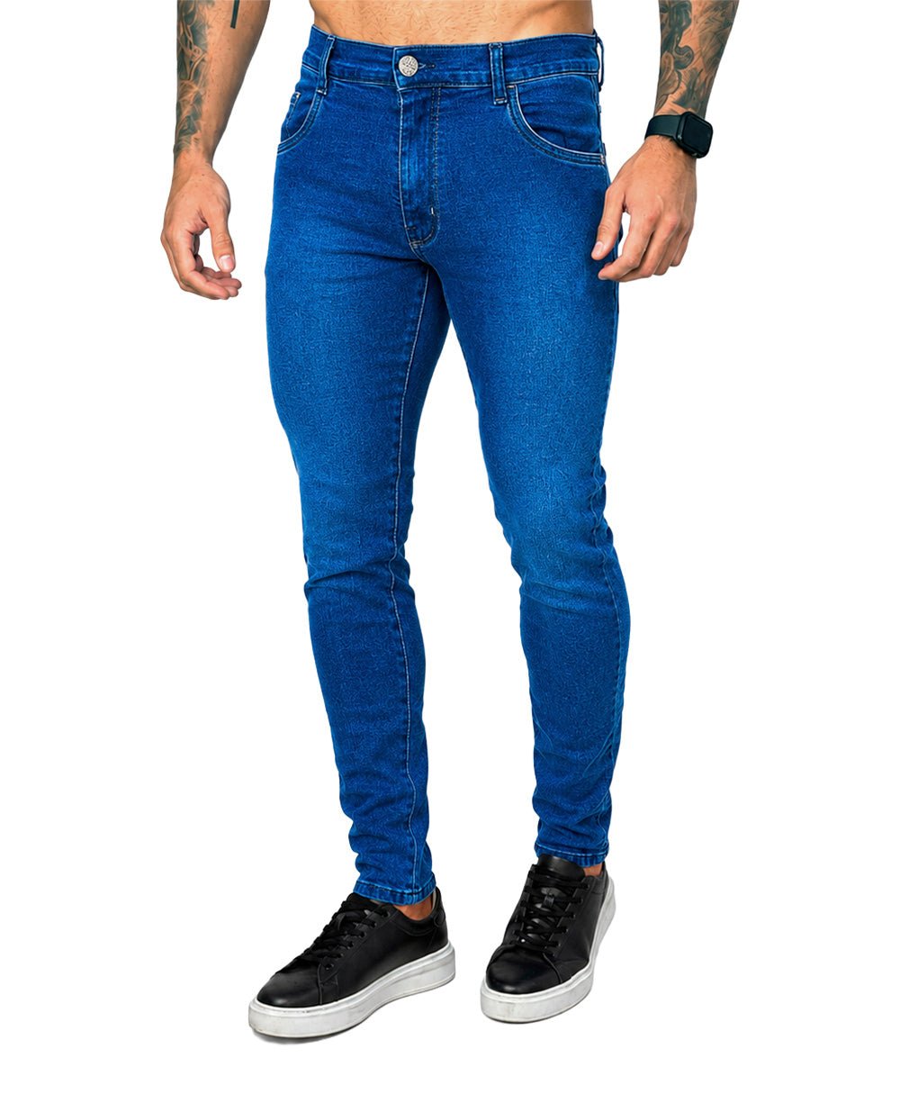 Calça Jeans Escuro Masculina com Lycra - Rota
