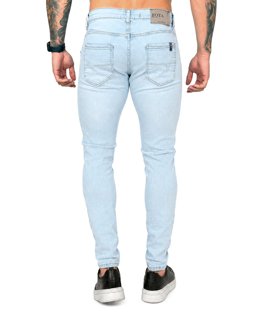 Calça Jeans Claro Masculina com Lycra - Rota 77