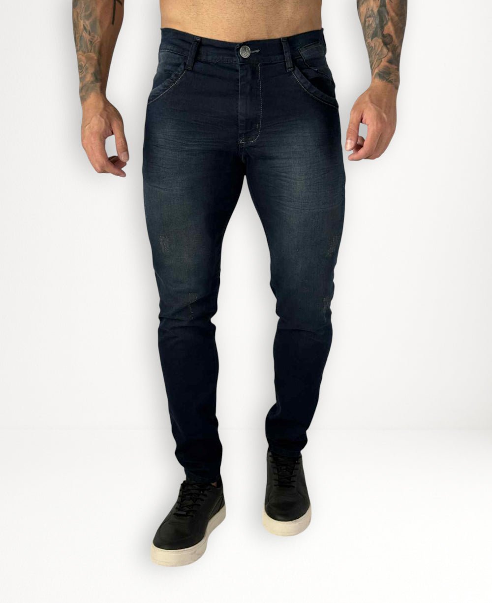 Calça Jeans Azul Marinho Masculina - Rota 77
