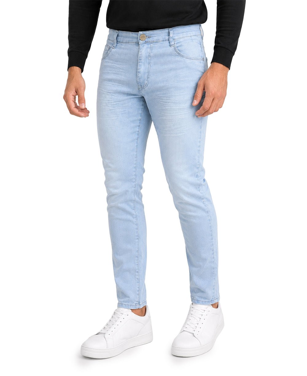 Calça Jeans Delavê Masculina Slim – Rota 77