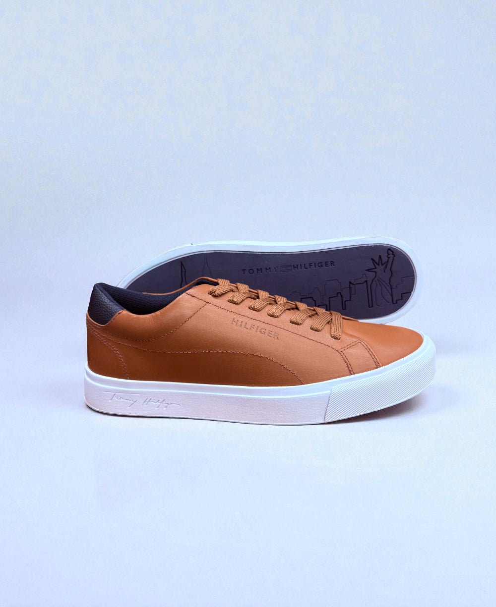 Tênis Casual Marrom Claro Masculino - Tommy Hilfiger