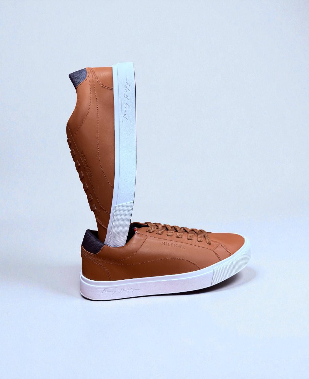 Tênis Casual Marrom Claro Masculino - Tommy Hilfiger
