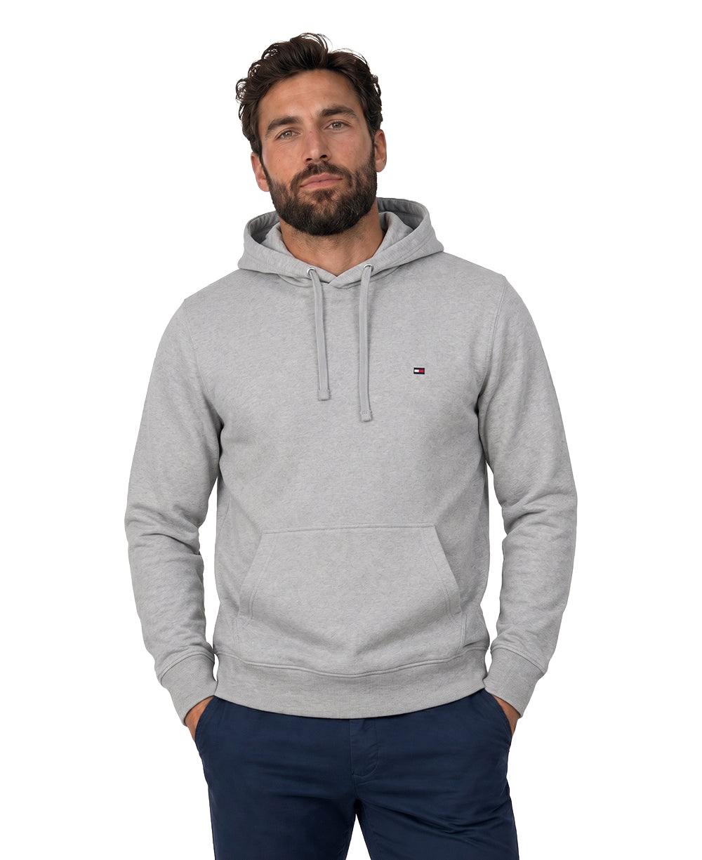 Moletom Cinza Masculino Clássico Felpado - Tommy Hilfiger