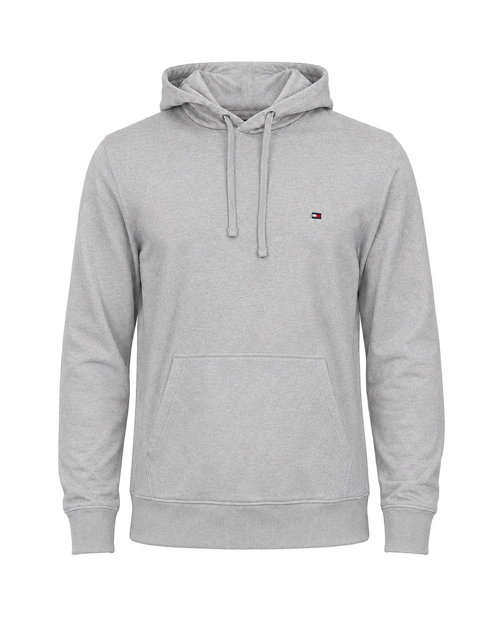 Moletom Cinza Masculino Clássico Felpado - Tommy Hilfiger