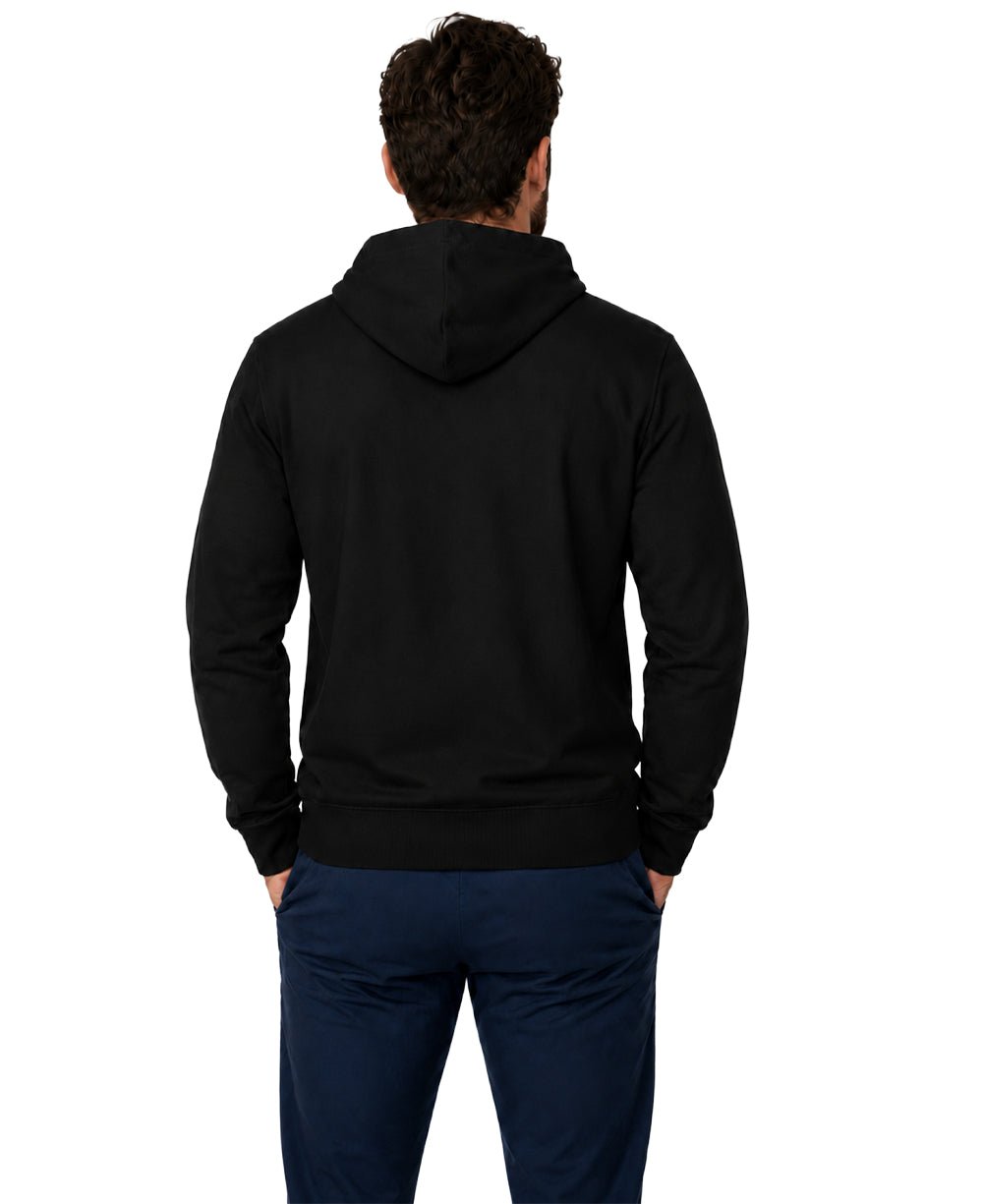 Moletom Preto Masculino Clássico Felpado - Tommy Hilfiger