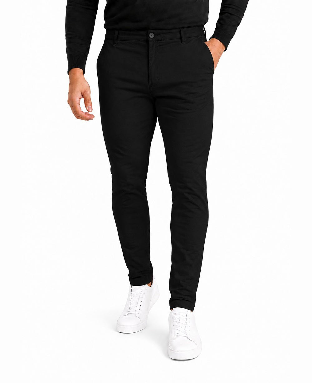 Calça Alfaiataria Preta Masculina Slim - Tommy Hilfiger