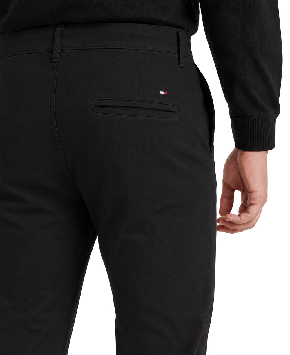 Calça Alfaiataria Preta Masculina Slim - Tommy Hilfiger