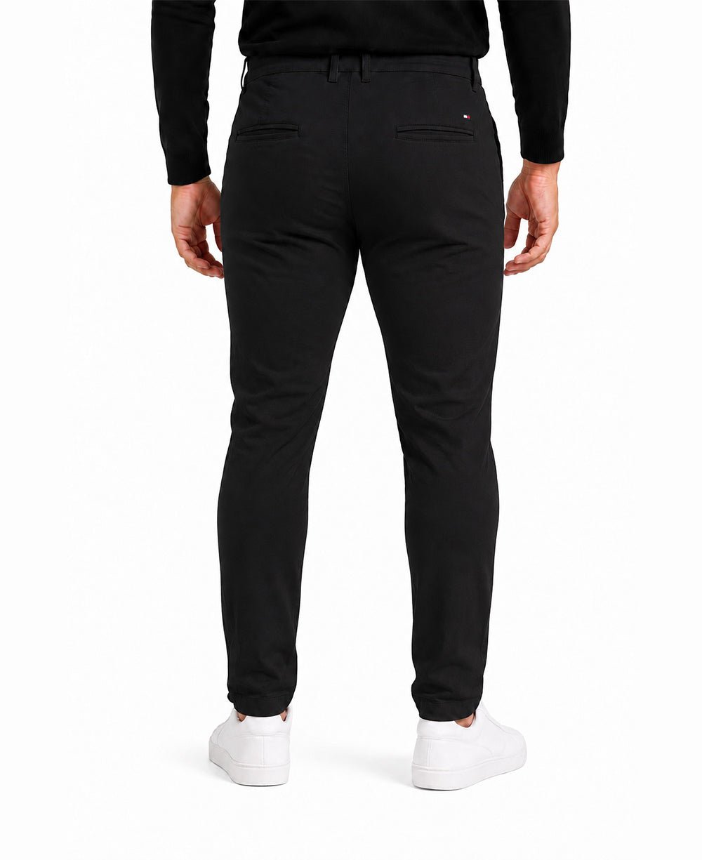 Calça Alfaiataria Preta Masculina Slim - Tommy Hilfiger